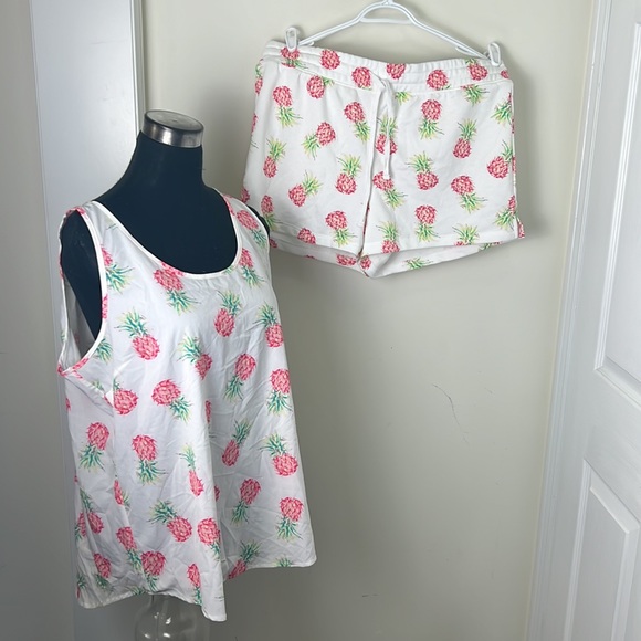 Time And Tru Two Set Casual Shorts & Tank Top - Picture 1 of 11